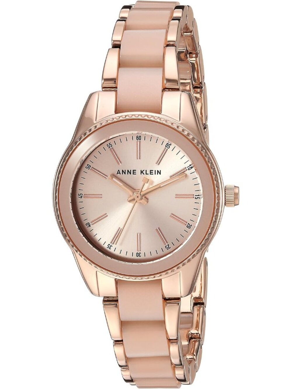 Elegant Women's Resin Bracelet Watch with Crystal Accents